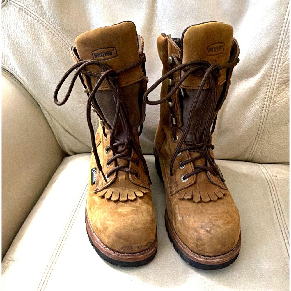 Wolverine Mens Work Boots 9.5 M Insulated GORE-TEX Waterproof Steel Toe Leather